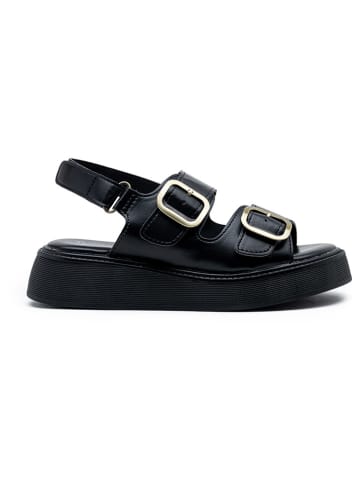 Foreverfolie Sandalen in Schwarz