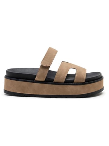 Foreverfolie Pantoletten in Beige