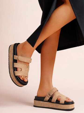 Foreverfolie Pantoletten in Beige