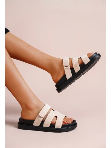 Foreverfolie Pantoletten in Beige