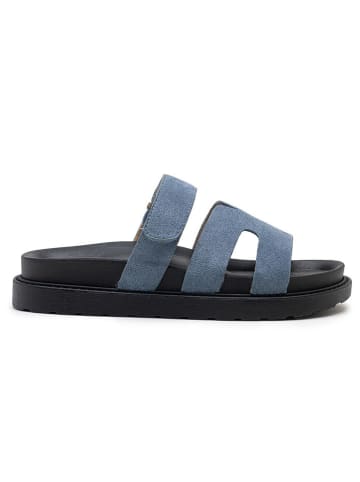 Foreverfolie Pantoletten in Hellblau