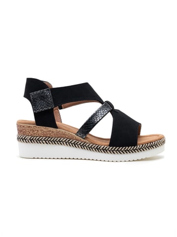 Foreverfolie Sleehaksandalen zwart