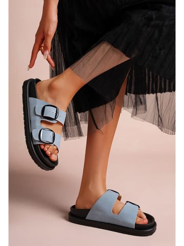 Foreverfolie Slippers lichtblauw