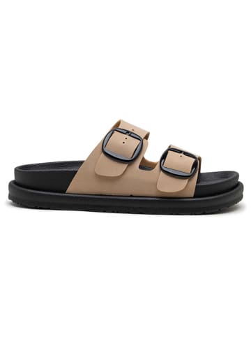 Foreverfolie Pantoletten in Beige