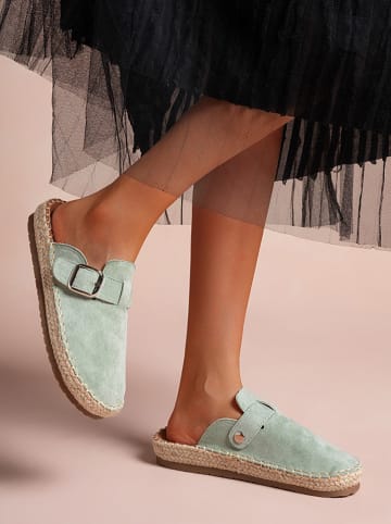 Foreverfolie Clogs in Hellgrün