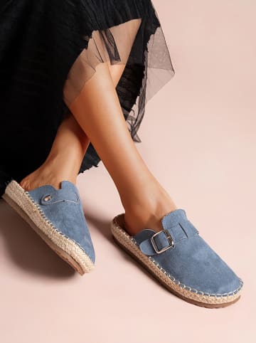 Foreverfolie Clogs in Hellblau