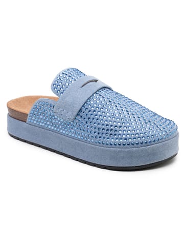 Foreverfolie Clogs in Hellblau