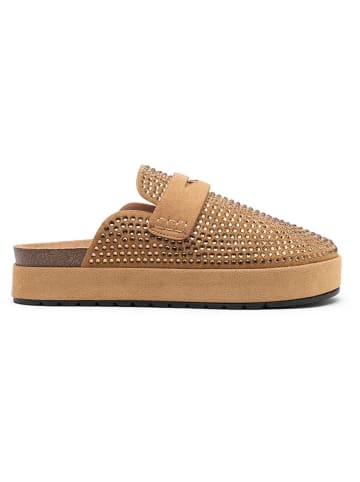Foreverfolie Clogs lichtbruin