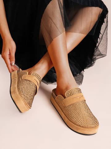 Foreverfolie Clogs lichtbruin