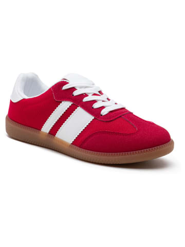 Foreverfolie Sneakersy w kolorze czerwono-białym