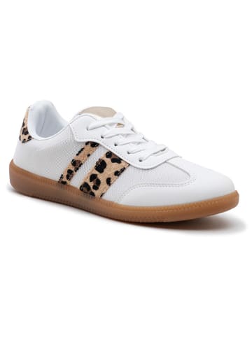 Foreverfolie Sneakers in Weiß/ Braun