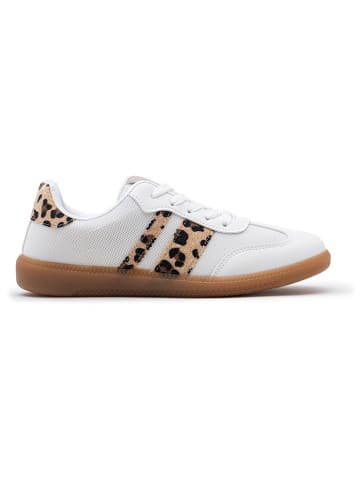 Foreverfolie Sneakers in Weiß/ Braun