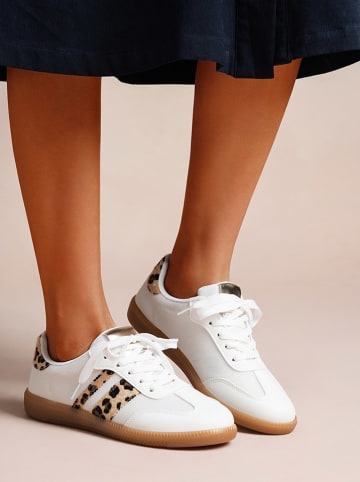Foreverfolie Sneakers wit/bruin
