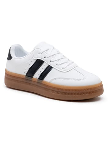 Foreverfolie Sneakers in Weiß/ Schwarz