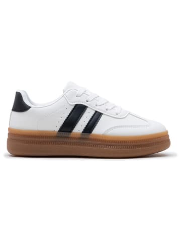 Foreverfolie Sneakers in Weiß/ Schwarz
