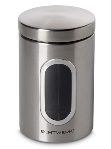 Echtwerk Vorratsdosen in Silber - 1,4 l
