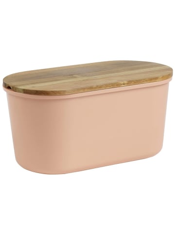Echtwerk Brotbox "Fresh" in Rosa - (B)37 x (H)17 x (T)21,5 cm
