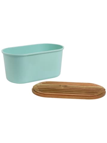 Echtwerk Broodtrommel "Fresh" turquoise - (B)37 x (H)17 x (D)21,5 cm