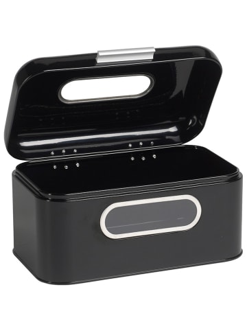 Echtwerk Broodtrommel zwart - (B)30 x (H)16,5 x (D)20 cm