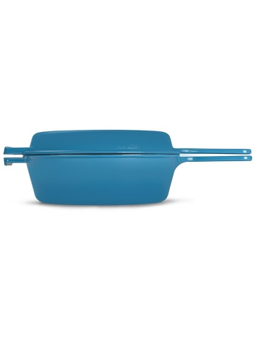 Echtwerk 2tlg. Set: Topf mit Deckel in Blau - Ø 26,5 cm