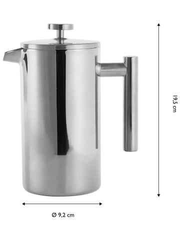 Echtwerk French-press zilverkleurig - 900 ml