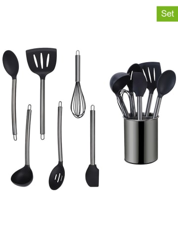 Echtwerk 7tlg. Küchenhelfer-Set in Schwarz
