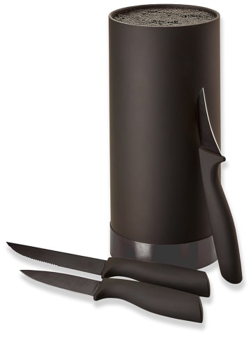 Echtwerk 4tlg. Küchenmesser-Set in Schwarz