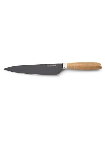 Echtwerk Kochmesser "Classic - Black Edition" in Hellbraun/ Schwarz