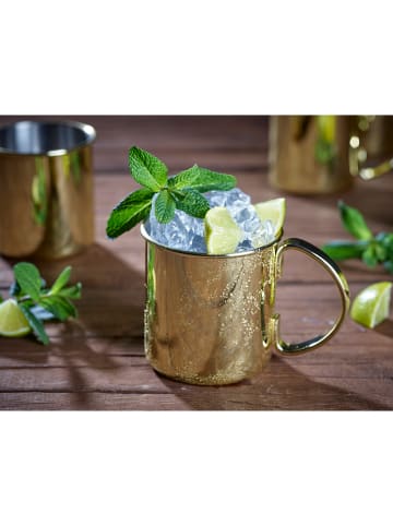 Echtwerk 4-delige set: cocktailbekers goudkleurig - 480 ml