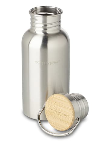 Echtwerk Drinkfles zilverkleurig - 500 ml