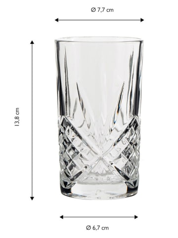 Echtwerk Szklanki (6 szt.) do long drinków - 350 ml