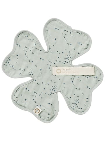 Noppies Fopspeendoek "Botanical Clover" lichtgroen