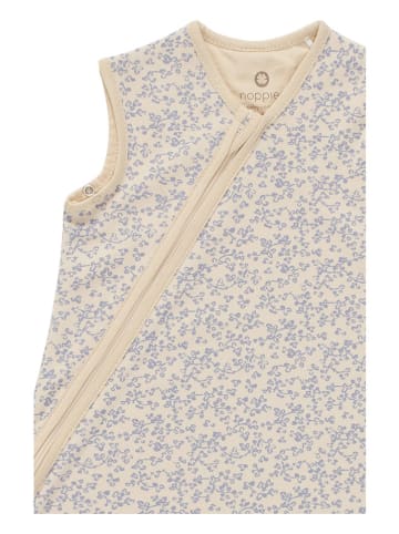 Noppies Schlafsack "Botanical" in Beige/ Blau - 1 TOG
