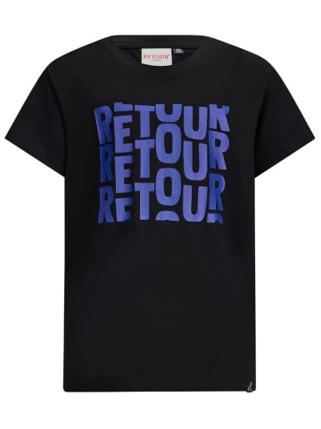 Retour Shirt "Gidion" in Schwarz