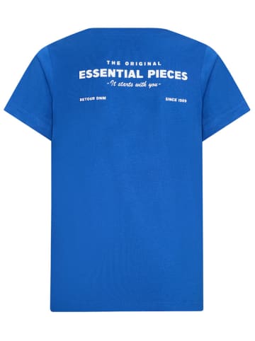 Retour Shirt "Elwin" in Blau
