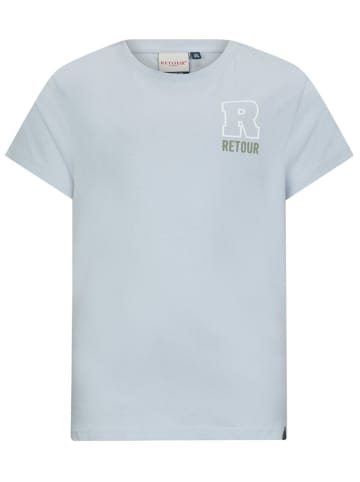 Retour Shirt "Benneth" in Hellblau