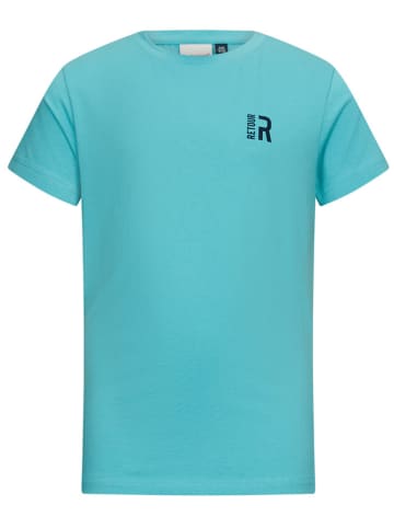 Retour Shirt "Arjan" in Türkis