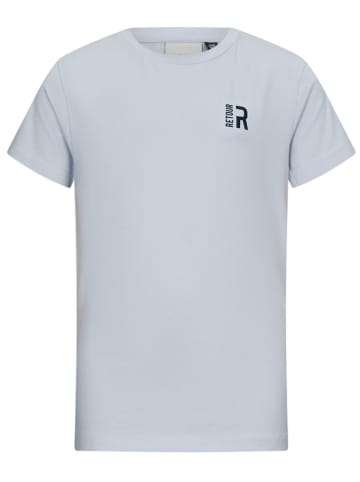 Retour Shirt "Arjan" in Hellblau