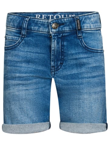 Retour Spijkershort "Brecht" blauw