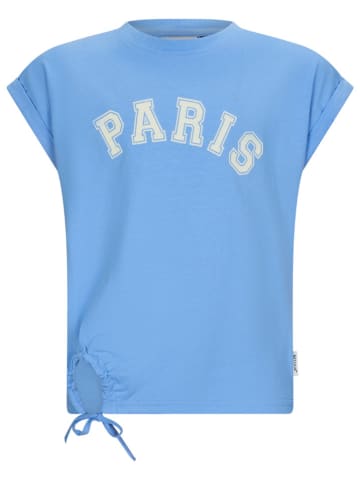 Retour Shirt "Poissy" lichtblauw