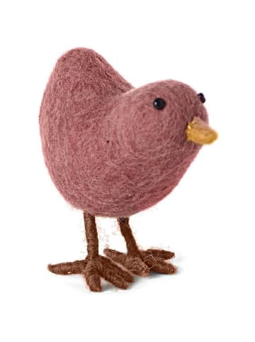 FILZLIG Decoratieve hanger "Kuiken" roze - (B)10 x (H)8 cm
