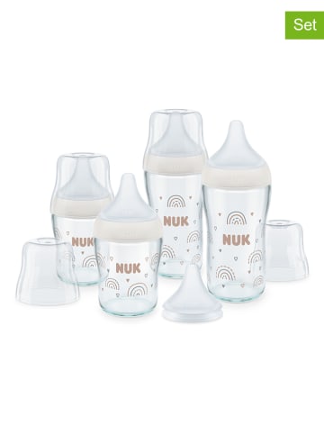 NUK 5-delige set: babyflessen "Perfect Match" wit
