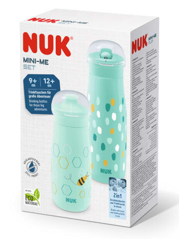 NUK 2-częściowy zestaw "Mini-Me" w kolorze miętowym