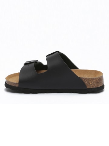 BACKSUN Slippers "Bali" zwart