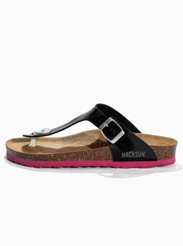 BACKSUN Teenslippers "Singapore" zwart