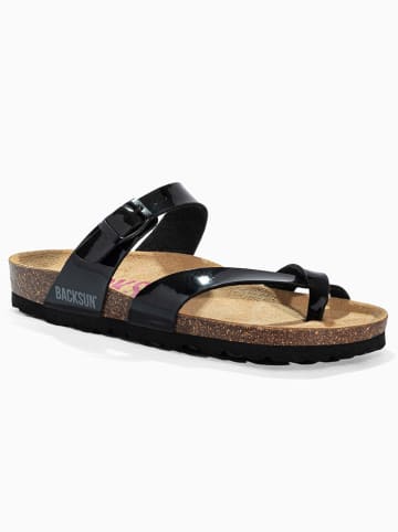 BACKSUN Teenslippers "Barcelone" zwart