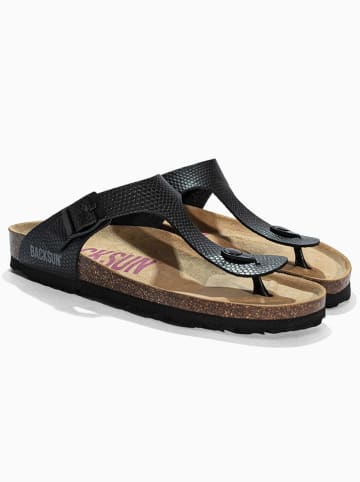 BACKSUN Teenslippers "Singapore" zwart