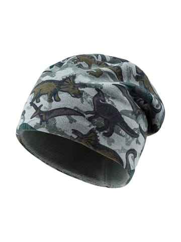 Sterntaler Beanie in Grau/ Grün