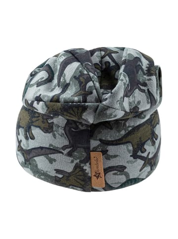 Sterntaler Beanie in Grau/ Grün