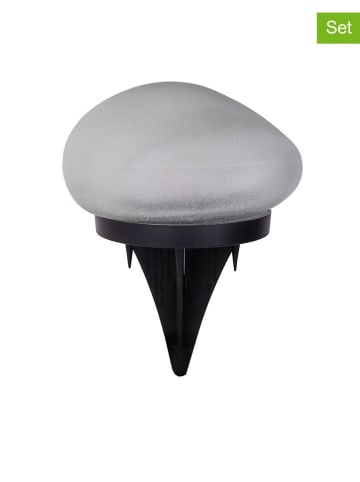 näve Solarne lampki ogrodowe LED (2 szt.) w kolorze białym - 12 x 8,5 x 12 cm